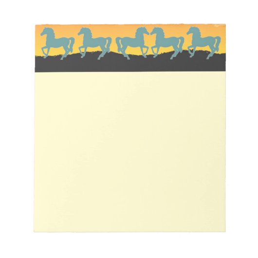 Paarden NotePad Notitieblok (Voorkant)