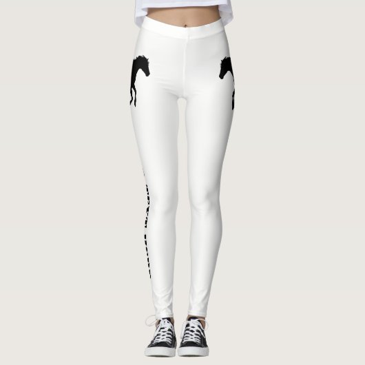 Paarden of aangepaste pony leggings (Voorkant)