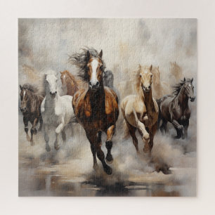 Paarden Ongetemd Running Free Legpuzzel