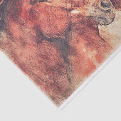 Paarden Ontvlechtings-, collage- of weefselpapier. Tissuepapier (Detail)