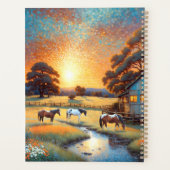 Paarden op Boerderij Wilde Bloemenwei Planner (Achterkant)