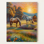 Paarden op Boerderij Wildebloemenwei Planner (Achterkant)
