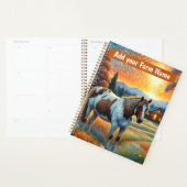Paarden op Boerderij Wildflower Weide Planner (Display)