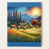 Paarden op Boerderij Wildflower Weide Planner (Achterkant)