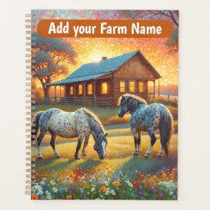 Paarden op Boerderij Wildflower Weide Planner