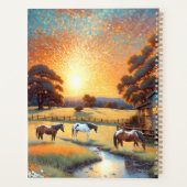 Paarden op Boerderij Wildflower Weide Planner (Achterkant)