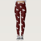 Paarden op buffelstaarten leggings (Voorkant)