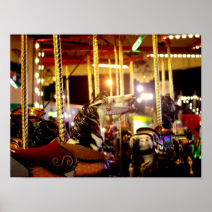 Paarden op de beurs poster