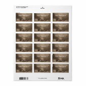 Paarden op de Prairie labels (Full Sheet)