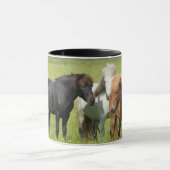 Paarden op de Ranch, Zuid-IJsland Mok (Midden)