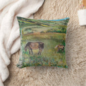 Paarden op de weide kussen (Deken)