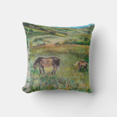 Paarden op de weide kussen (Voorkant)