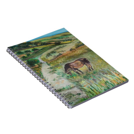 Paarden op de weide notitieboek (Rechterzijde)