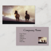 Paarden op het Visitekaartje van de heuvel (Voorkant / Achterkant)