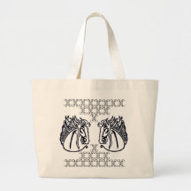 Paarden op Jumbo-Canvas tas