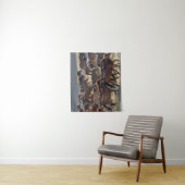 Paarden op ranch, Inner Mongolië, China Wandkleed (In situ)