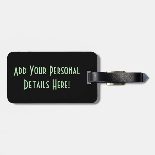 Paarden op sneeuw cd ltcnm bagagelabel (Achterkant horizontaal)