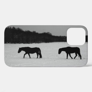 Paarden op sneeuw iphcnm Case-Mate iPhone case