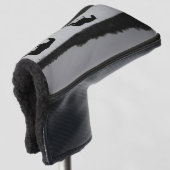 Paarden op sneeuw pccna golfheadcover (3/4 voorkant)