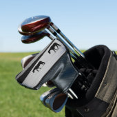 Paarden op sneeuw PCN Golf Head-Hoesje Golfheadcover (Insitu)