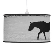 Paarden op sneeuwpalm