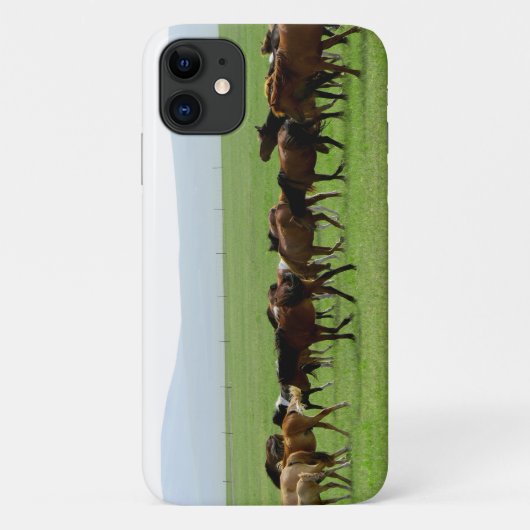 Paarden op weide - Landschapsfoto Case-Mate iPhone Case (Achterkant)