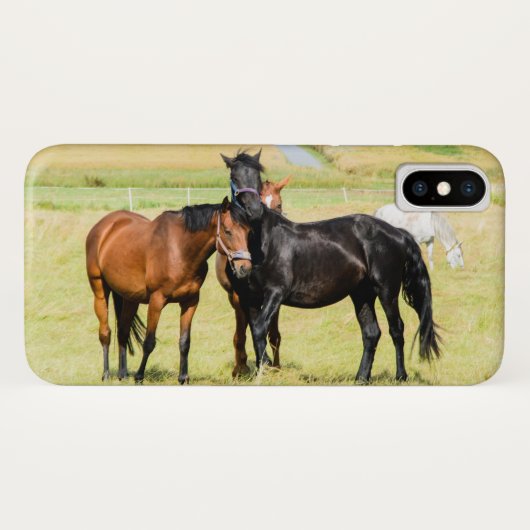 Paarden op weiland 003 Case-Mate iPhone case (Achterkant (horizontaal))