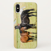 Paarden op weiland 003 Case-Mate iPhone case (Achterkant)