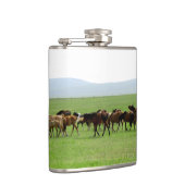 Paarden op Weiland - Landschapsfoto Heupfles (Rechts)