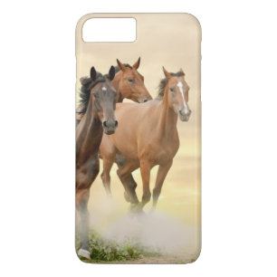 Paarden op zonsondergang iPhone 8/7 plus hoesje