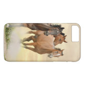Paarden op zonsondergang Case-Mate iPhone case (Achterkant (Horizontaal))