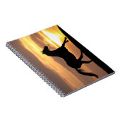 Paarden op zonsondergang notitieboek (Rechterzijde)