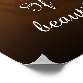 Paarden op zonsondergang poster (Hoek)