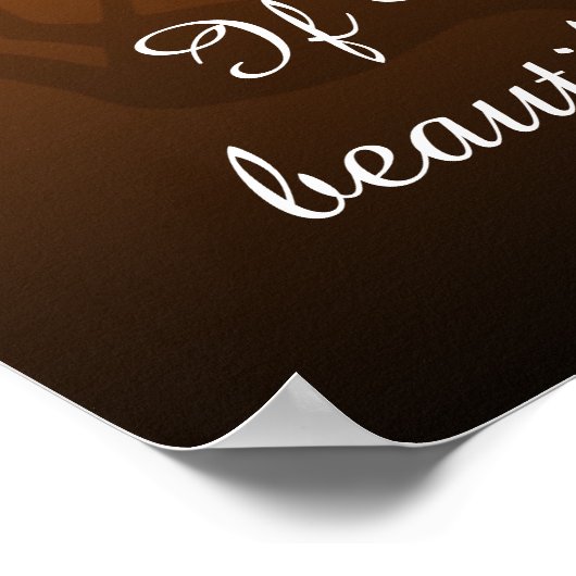 Paarden op zonsondergang poster (Hoek)