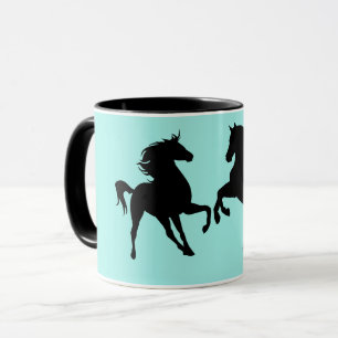 Paarden Paar Koffie Mok Custom Kleur