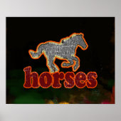 paarden - paarden poster (Voorkant)