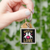 Paarden - Paardenliefde Sleutelhanger (Hand)
