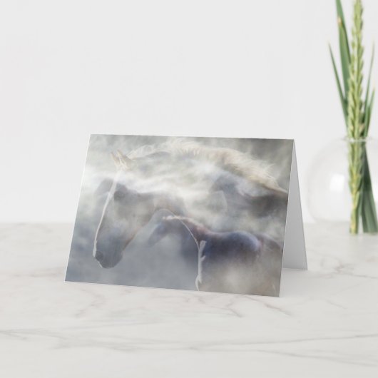 Paarden/paardensympathiekaart Kaart (Voorkant)