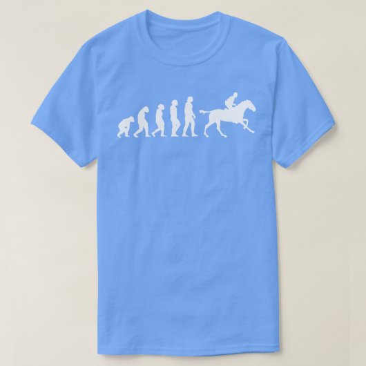 Paarden Paardrijden Evolution Gift T-shirt (Design voorkant)