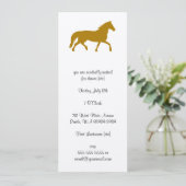 Paarden (paardrijden, ruitersport) kaart (Staand voorkant)