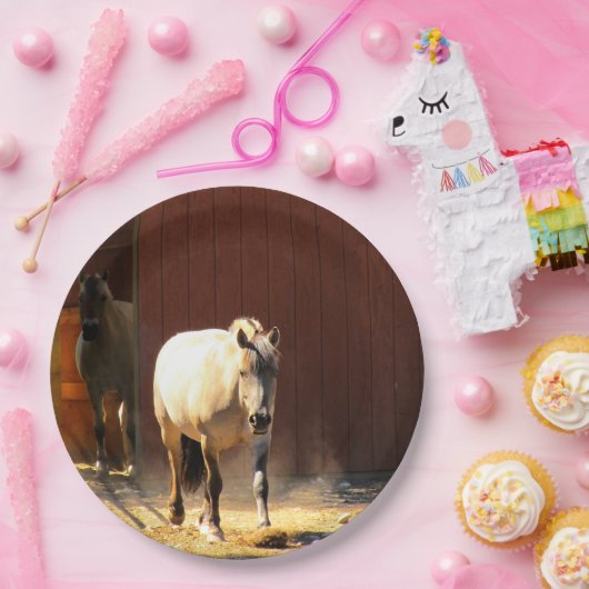 Paarden Papieren Borden Papieren Bordje (Feest)