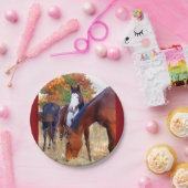 Paarden Papieren Bordje (Feest)