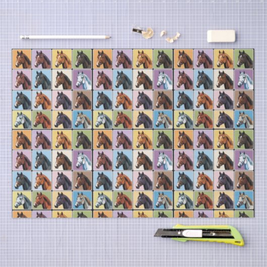 Paarden Patroon Creatieve Craft Wrapping Equestria Tissuepapier (Craft)