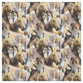 Paarden patroon stof (Swatch)