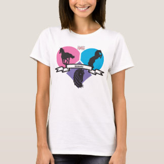 Paarden pictogram t-shirt