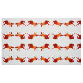 Paarden Polyester Weave (58" breedte) Stof (Fat Quarter)