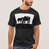 Paarden Pop Art T-shirt (Voorkant)