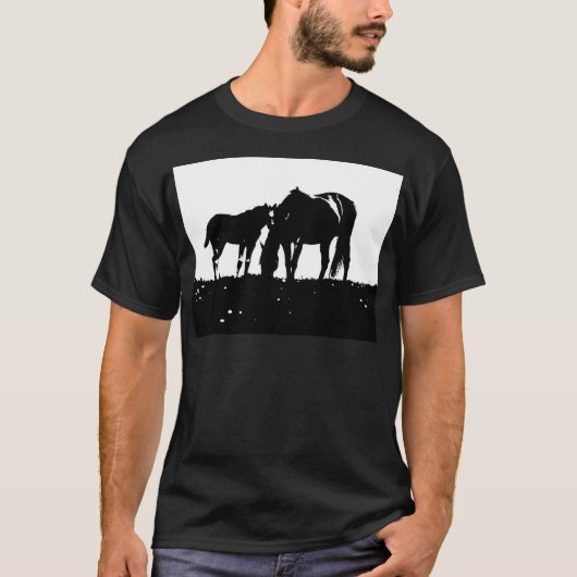 Paarden Pop Art T-shirt (Voorkant)
