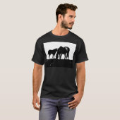 Paarden Pop Art T-shirt (Voorkant volledig)