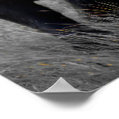 Paarden Portret: selectieve kleurenfotografie Poster (Hoek)